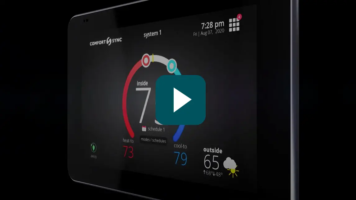 Comfort Sync Thermostat video